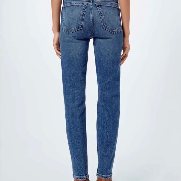 Re/done Originals High Rise Ankle Crop Stretch Jeans NEW - Picture 2 of 7